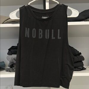 NOBULL Women's Black Crop Tank